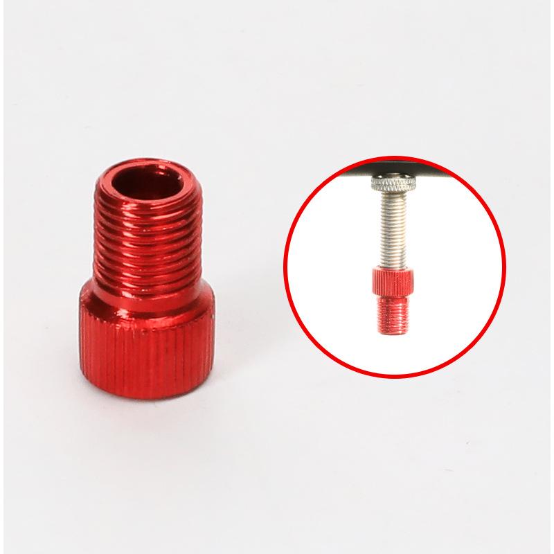 1PC Aluminum Alloy Bike Valve Adapter Convert Presta To Schrader Valve Bicycle Pump Air Nozzle Tube Tools Bicycle Accessories