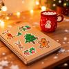 100 Christmas Cartoon Stickers, Christmas WaterproofDecoration, Guka Material, And Epoxy Resin Planner Stickers