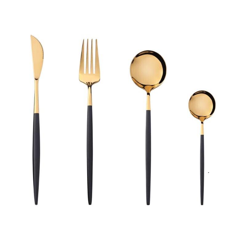 4-częściowy zestaw sztućców ze stali nierdzewnej Homeglen