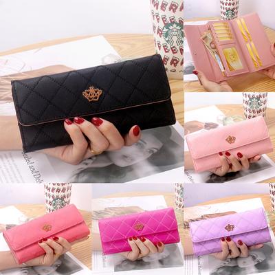 Women Lady Leather Wallet Long Large Purse Card Phone Holder Case Clutch Handbag