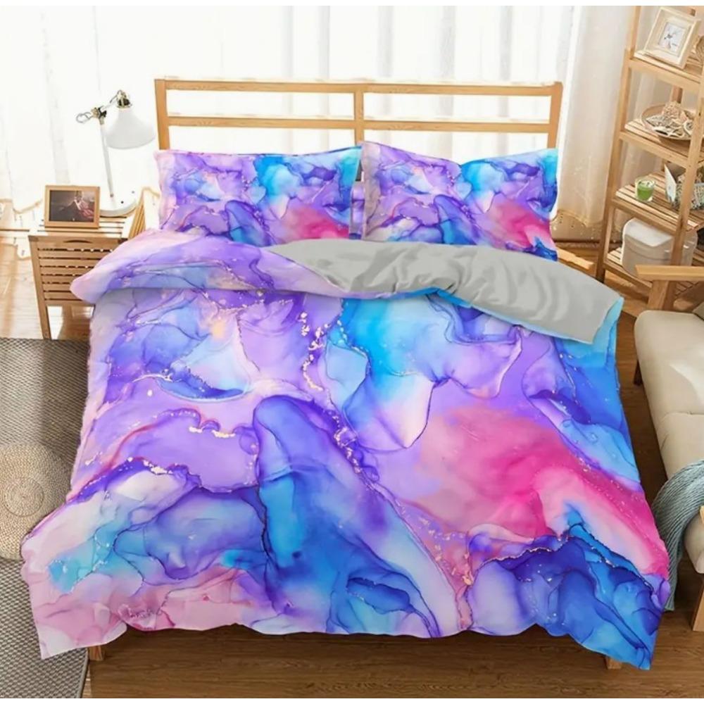 Fashion Technology Printing, 3D Digital Printing, Bedding, Duvet Covers, Pillowcases, Three-piece Sets
