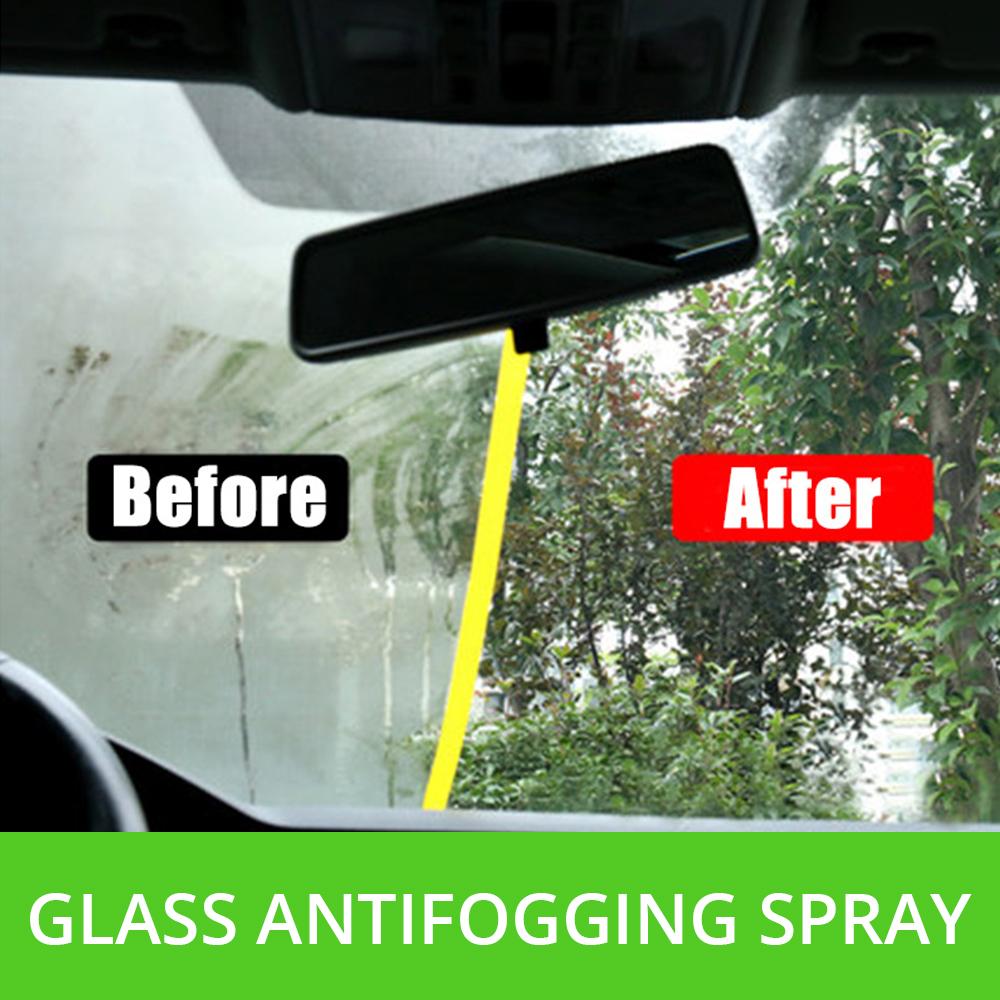 50/100/300ml Durável Duradouro Vidro Interno Do Carro Melhora A Visibilidade Ao Dirigir Spray Antiembaçante Previne A Visão Limpeza Cuidados Com A Pintura Do Carro