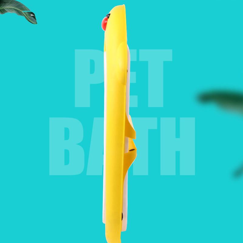 Baby Bath Tub Foldable Cute Cartoon Stable Toddler Tub with Intelligent Temperature for Baby Kids