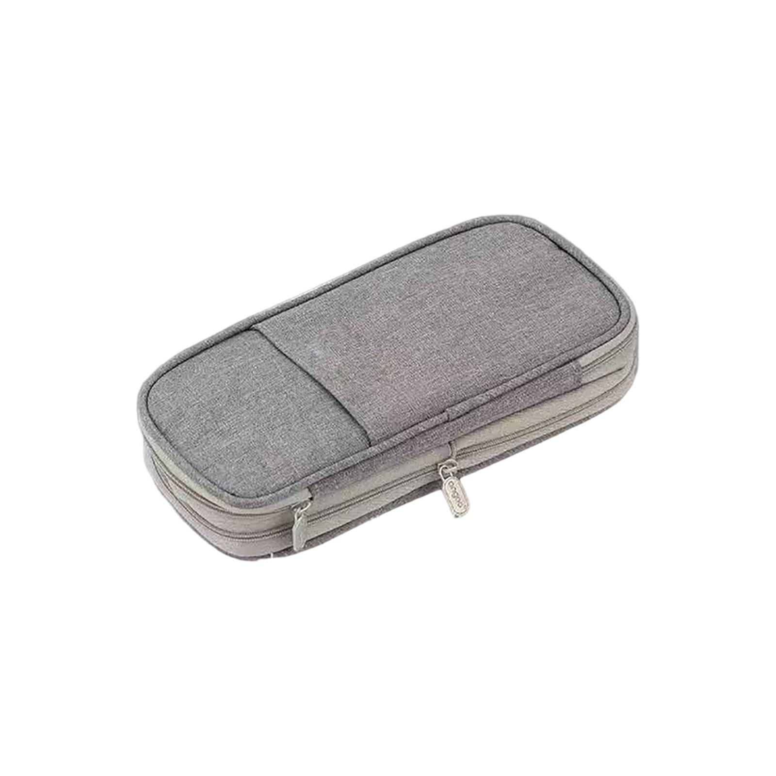 

High-value Japanese Style Large-capacity Pencil Case Korean Version Junior High School Student Canvas Stationery Bag Boys And Girls Cute Pencil Case One Size