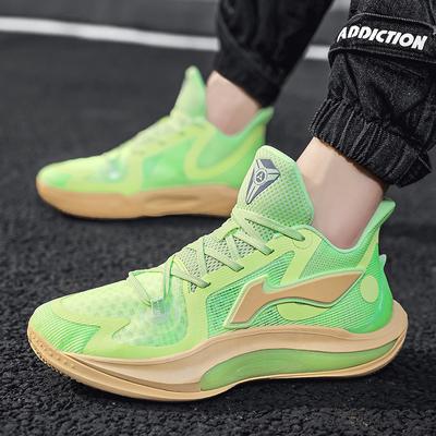 Student Basketball Shoes Men's Super Light Anti-slip Wear Absorption Breathable Rebound Actual Combat Professional Sports Shoes