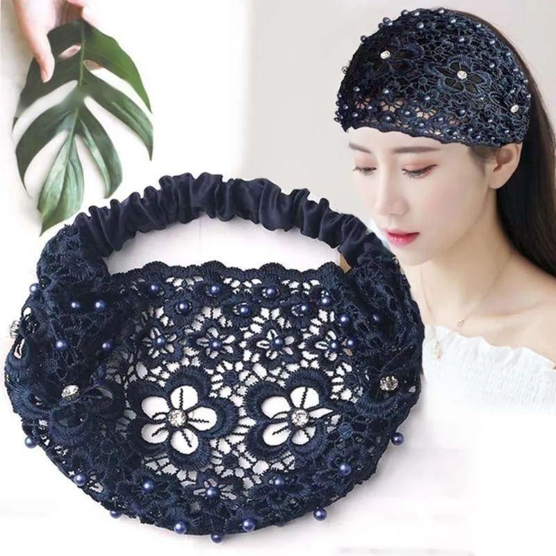 Stylish Lace Hairband With Comfortable Elastic Band Lightweight Design Headband Ideal For Fashion Accessories