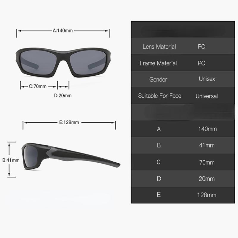 Uv400 Męskie okulary wędkarskie Outdoor Anti-ultrafioletowe Klasyczne spolaryzowane okulary przeciwsłoneczne Okulary przeciwsłoneczne do jazdy konnej