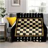 Chess Board Printed Blanket: Soft and Comfortable for Office, Picnic, or Casual Sleep - 70.87inch+ Longest Side, 2.16m²+ Area, P
