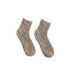 5 Paires Chaussettes Treillis Losanges Creux Respirantes Tube Chaussettes en Coton pour Femmes