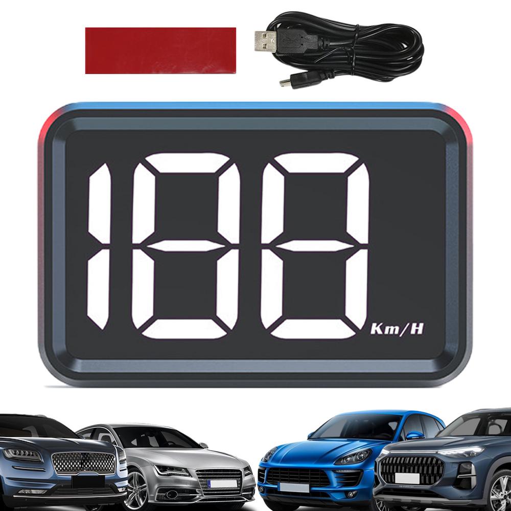 Car Hud Head Up Display Electronic Hud Projector Head Up Display Mini Digital Speedometer With 3.2-Inch LED Screen Hud For