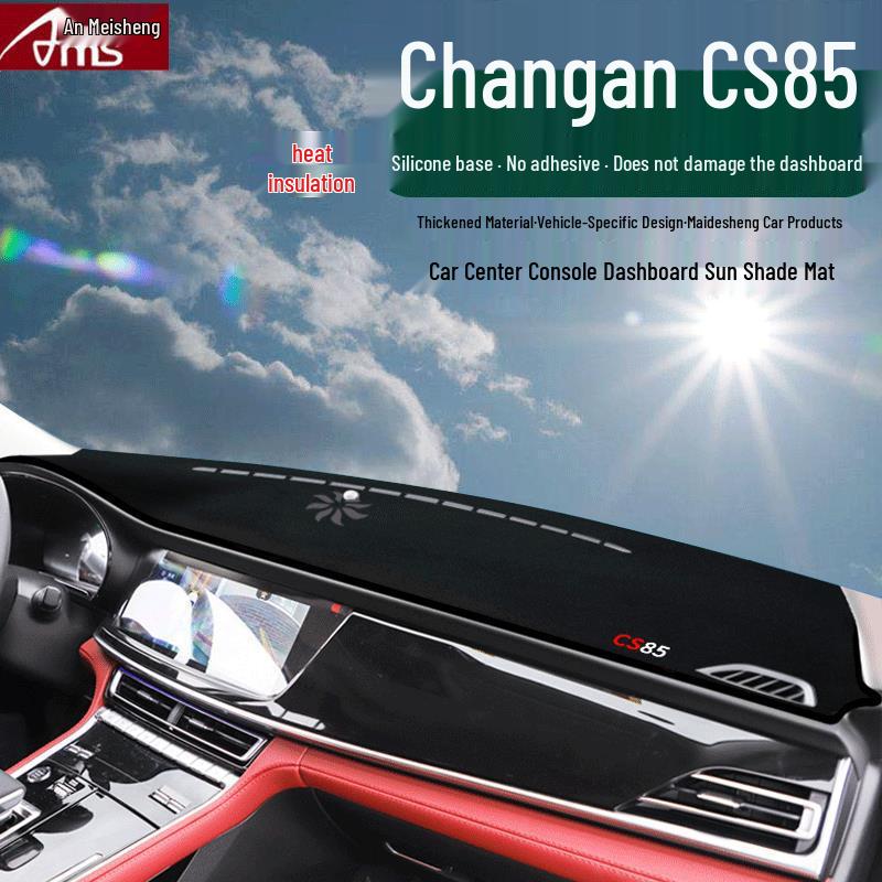 

Changan Car Dashboard Sunshade Pad - Compatible with CS85, Eado DT, Yuexiang V7/V3/V5, Raeton CC Center Console Cover