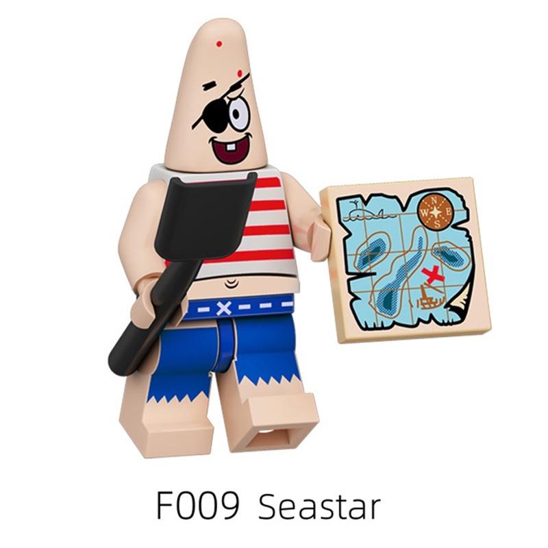 

НОВІ мініфігурки Лего Губка Боб, блокові іграшки для дітей