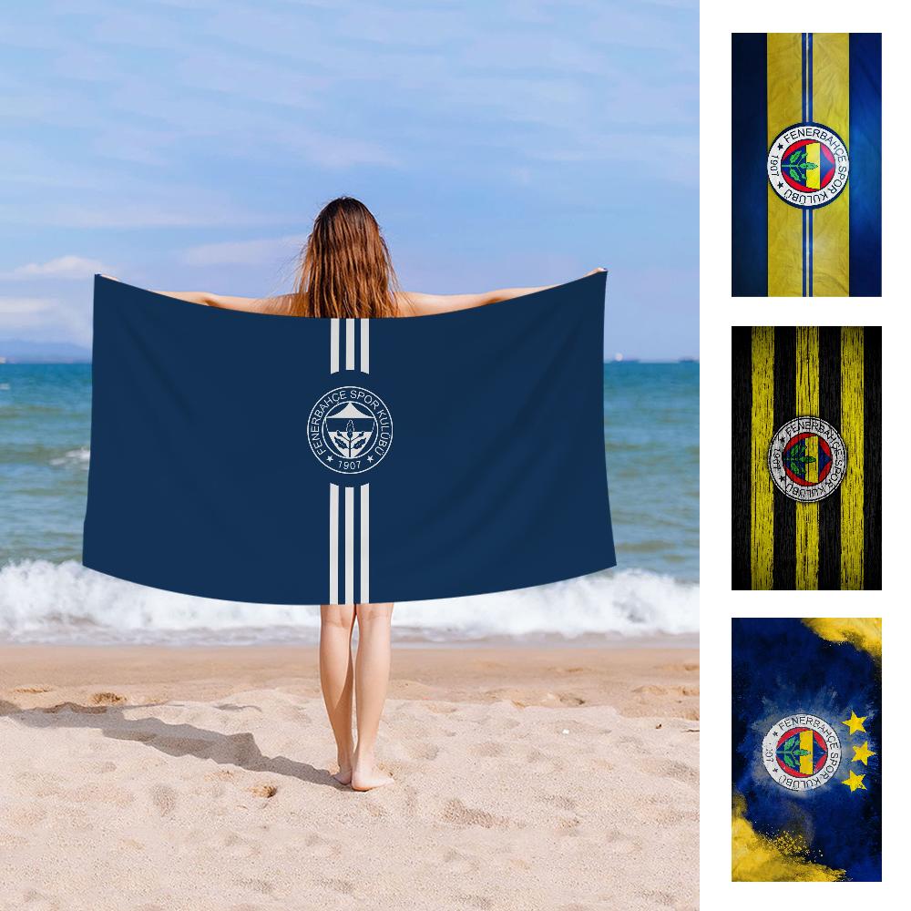 F-Fenerbahce-Football-Fans Microfiber Beach Towel Absorbent Quick Dry Soft Yoga Swimming Resort Mountain Climbing Towel