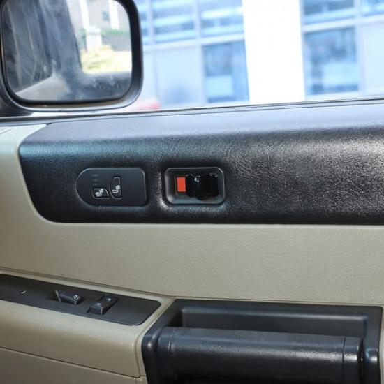Glossy Black Safety Door Lock Switch Cover Trim For Hummer H2  2003-07