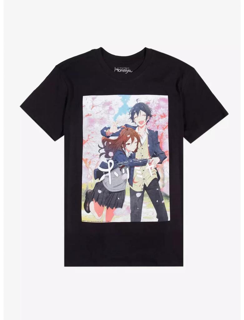 Horimiya Juniors Duo Hug Poster Boyfriend Fit T-Shirt