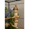 Jouet Suspendu Pour Perroquet - EDEN - Suva - Matériaux Naturels - 55 Cm - Textures Variées