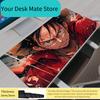 Anime Mouse Pad HD Print Computer Gamer Locking Edge Mousepad XXL Keyboard PC Mice Mats Pad One Piece Luffy For LOL Csgo
