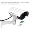 Fake Security Camera Dummy Camera Simulated Surveillance Camera with Flashing Light Indoor Outdoor
