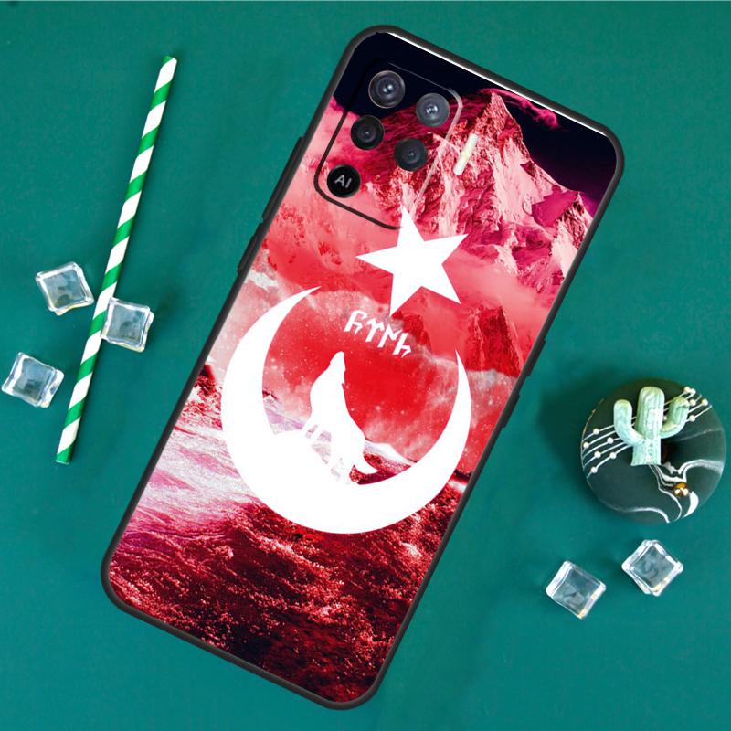 

Turkey Flag Case For Oppo A40 A60 A80 A16 A76 A96 A18 A38 A58 A78 A98 A91 A15 A17 A74 A94 A54 A57S Cover OPPO A76