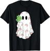 T-shirt Arc-en-ciel Boo Trèfle Fantôme Saint-Patrick Saison Effrayante