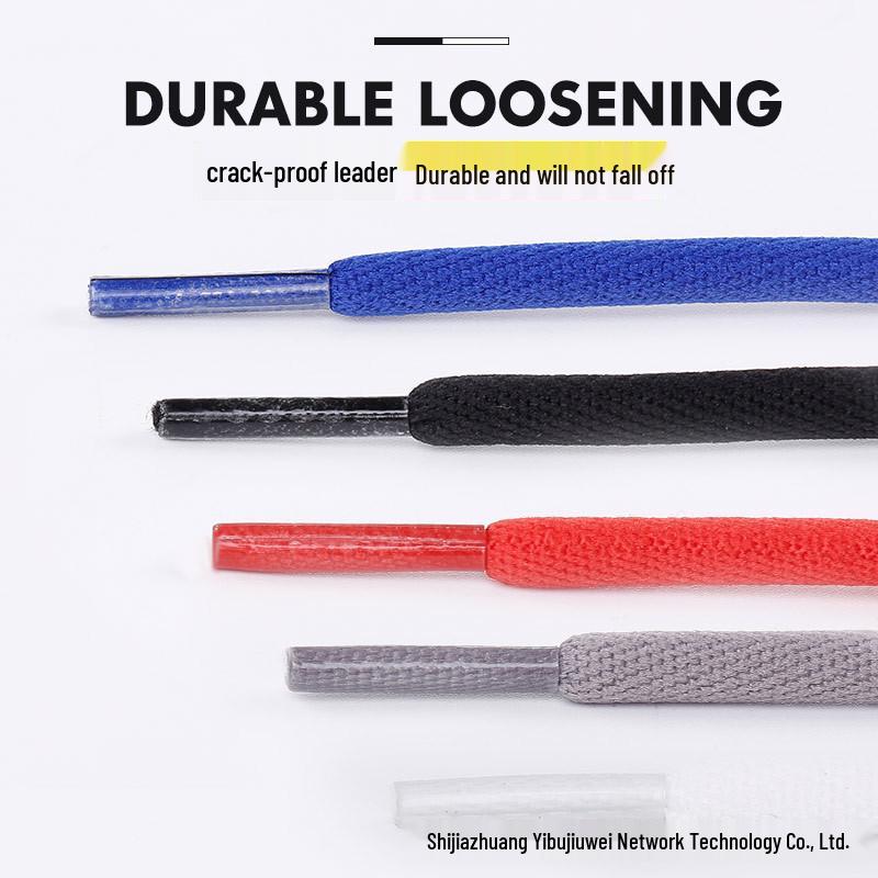 Round Thickened Sneaker Laces for Dad Shoes, Basketball Shoes, Leather Casual Shoes, and Martin Boots In Black, White, or Colored Styles.