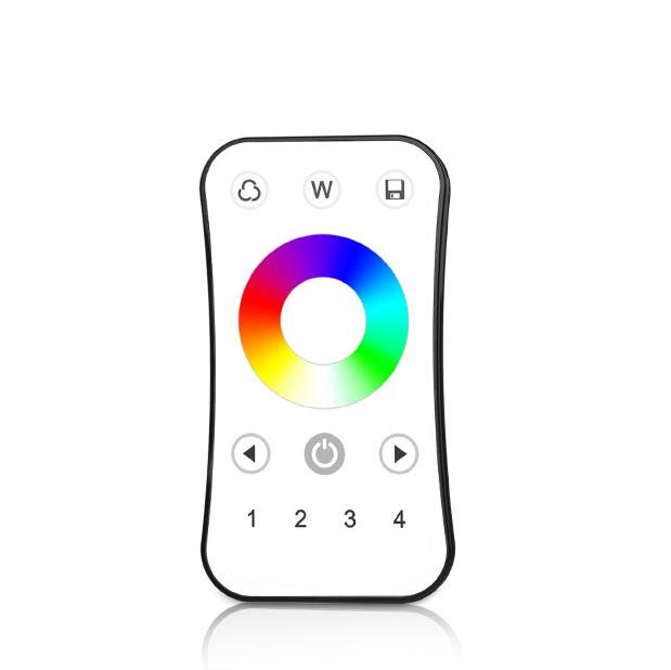 1/4 Zone Brightness Dimming/Color Temperature CCT/RGB/RGBW/RGB+CCT Ultrathin Touch Wheel RF Remote Controller Apply To Skydance