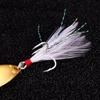 Holographic Diamond Leech Cicada Lure: Sequined Viper Bait for Freshwater Perch Fishing