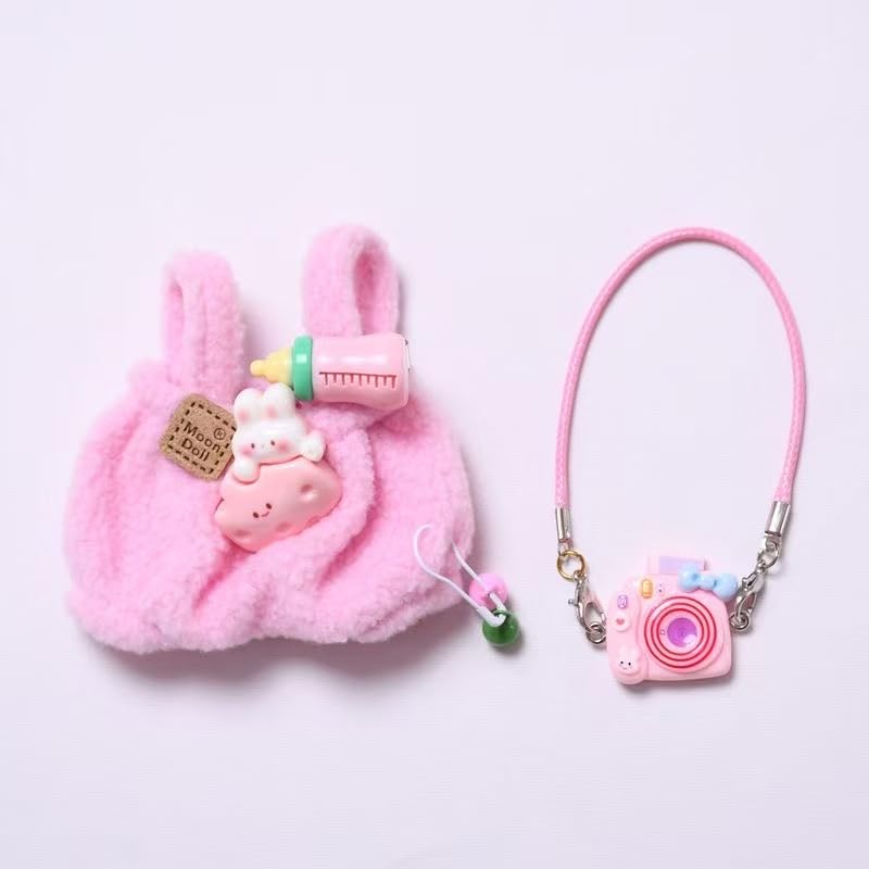 Doll Outfit Set  Liila (1st-4th Generation, 15-17cm)  Pink Camera Accessory  Soft Material & Exquisite Details  Doll Outfit (Doll Sold Separately)