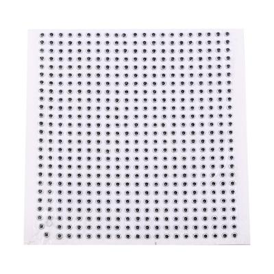 500 Stück 3D Augen Fliegenbinden Basteln Angelköder Augen für DIY Köderherstellung (silber,5mm)
