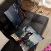 Game The W-Witchers Office Cushion Pillowcase Car Cushion Cover45X45CM Lumbar Pillowcase Sofa Pillowcover