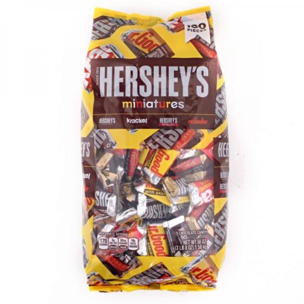 Hersheys Chocolate Miniatures Party Pack Assortment 1.58kg