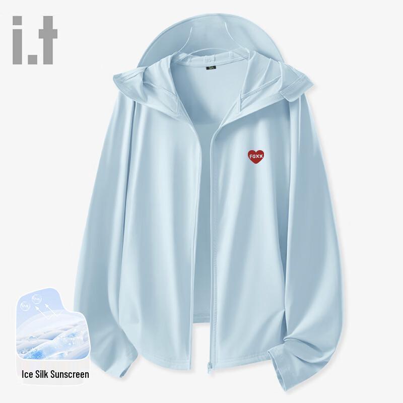 Fingercroxxit Women s Ice Silk UPF 50+ Sun Protection Hoodie L