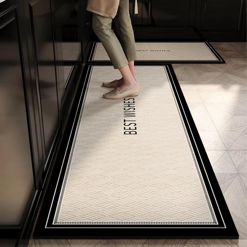 Diatomite Kitchen Floor Rug Anti-Slip Oil-Proof Water-Absorbing, Dirt-Resistant And Waterproof Door Mat For Home Decor