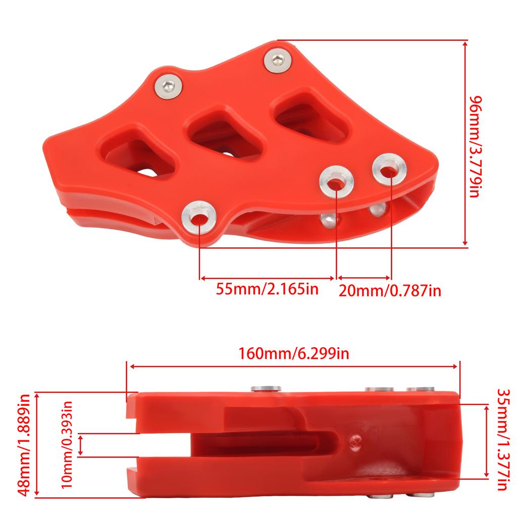 Motorcycle Chain Guide For Honda CR CRF 125 250 450 CR125 CRF250R CRF450R Motocross Dirt Bike Rear Swingarm Slider Guard Parts