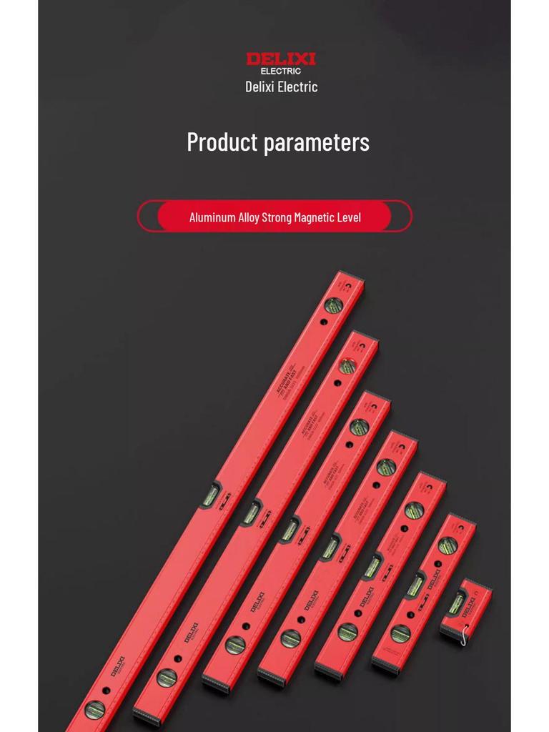 High Precision Mini Spirit Level with Strong Magnet and Aluminum Alloy