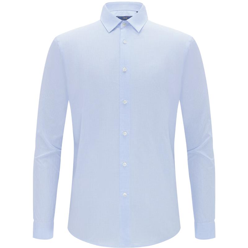 

Мужская дышащая хлопковая рубашка с длинным рукавом EMZ 40