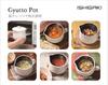 Ishigaki Sangyo Cooking Pot, Milk, White, Approx. 18cm (W) X 14cm (D) X 13.3cm (H), Capacity 1.1L, DL Gyutto Pot, Waterless, Microwave Safe, Easy and