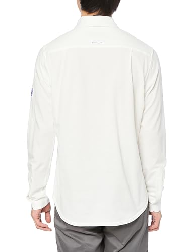 PEARLY GATES Men's Long Sleeve Polo Shirt (Mini Soccer Basic) / Golf / 053-4161201 030_White 6 [LL]