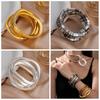 Silver Color Flexible Choker Gold Color Bracelet Bendable Snake Necklace  Jewelry Accessories