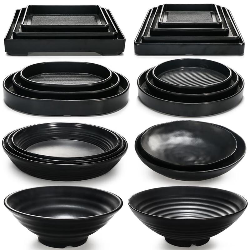 Jingchengwen CH Durable Melamine Restaurant Serving Plate