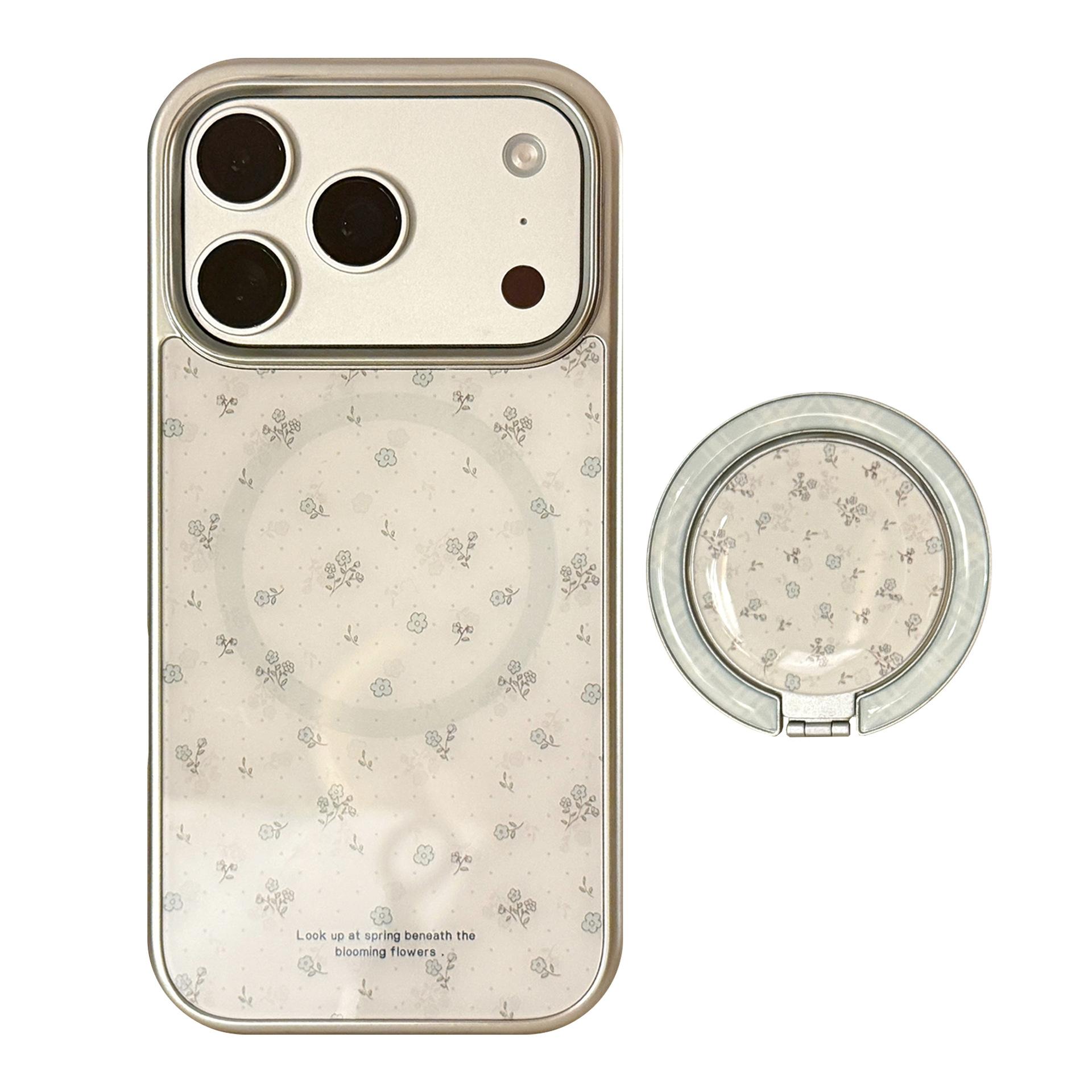 

Свежий и нежный синий чехол с цветочным принтом для iPhone 16, iPhone 17 и iPhone 17 Pro Max iPhone 11