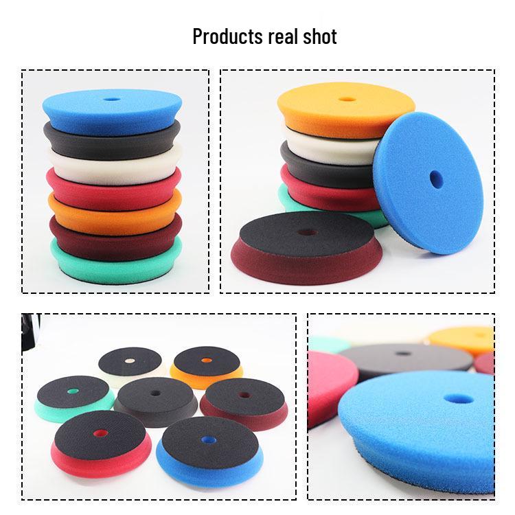 Sponge Polishing Pad: UFO Saucer for Car Scratch Repair and Mirror Finish Waxing
