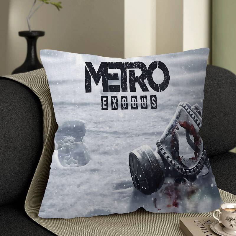 Gaming Metro 2033 45*45Cm Cushion Cover Pillow Cover Decor Pillowcase Home Pillowcase For Couch Pillow