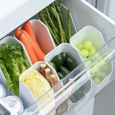 Organizador de geladeira caixas de armazenamento de alimentos tipo caixa de armazenamento de tempero transparente cozinha organizador de armazenamento de geladeira