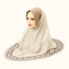 Modischer Chiffon Sofort-Hijab Vollabdeckung Kopf Damen Weicher Chiffon Amira Schal Islamische Frau Ramadan Kopftuch Bedruckter Turban