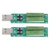 2Pcs USB Load Tester Adjustable Resistor Electronic Test Module 1A 2A 3A Discharge Accessory