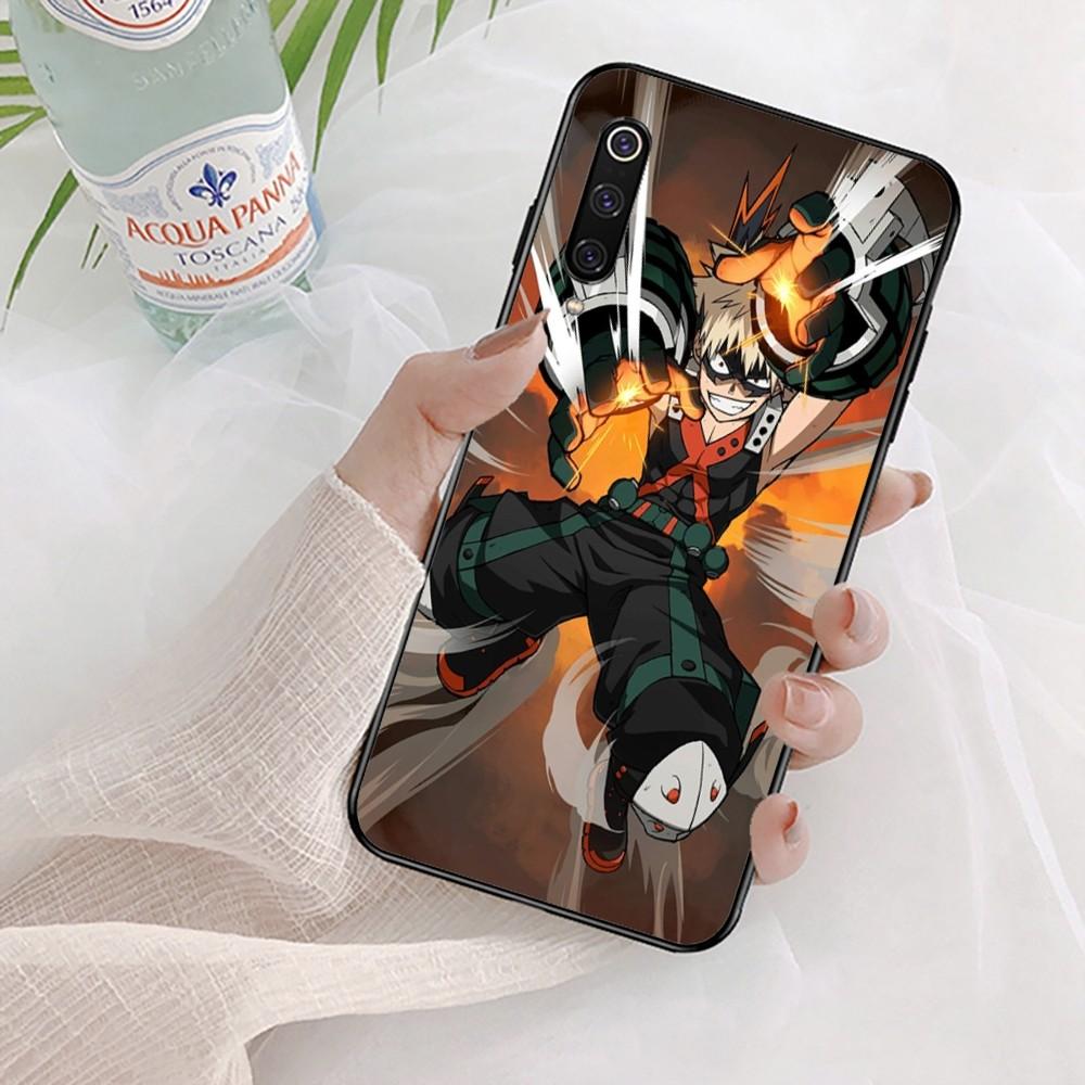Anime B-Bakugo Katsuki  Phone Case For Xiaomi Mi 5X 8 9 10 11 12 lite pro 10T PocoX3pro PocoM3 Note 10 pro lite