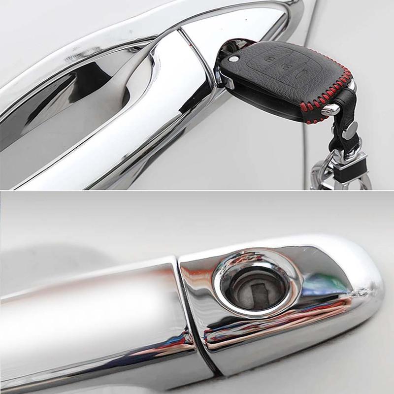 Door Handle Cover For Volkswagen VW New Beetle 1998~2011 Chrome Car Accessories Stickers Trim Set 1999 2001 2003 2005 2007 2010