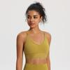 Womens Sports Bra With Front Closure Supportive Compression Workout Top Yoga Running Gym