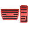 SAWAKAKI Honda Esclusivo Vezel RV RZ CY Serie Set di 2 Copripedali Acceleratore e Freno in Alluminio Serie/Serie ZR-V/Serie Accord/Fit (Rosso)